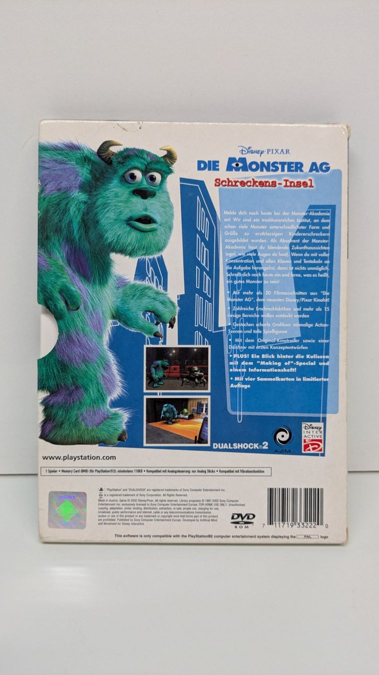 Giochi: Die Monster AG: Schreckens-Insel - PlayStation 2 – Usato da Menziken venduto da mame18 3