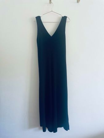 Schwarzes Rippkleid von Armedangels (S, Biobaumwolle)
