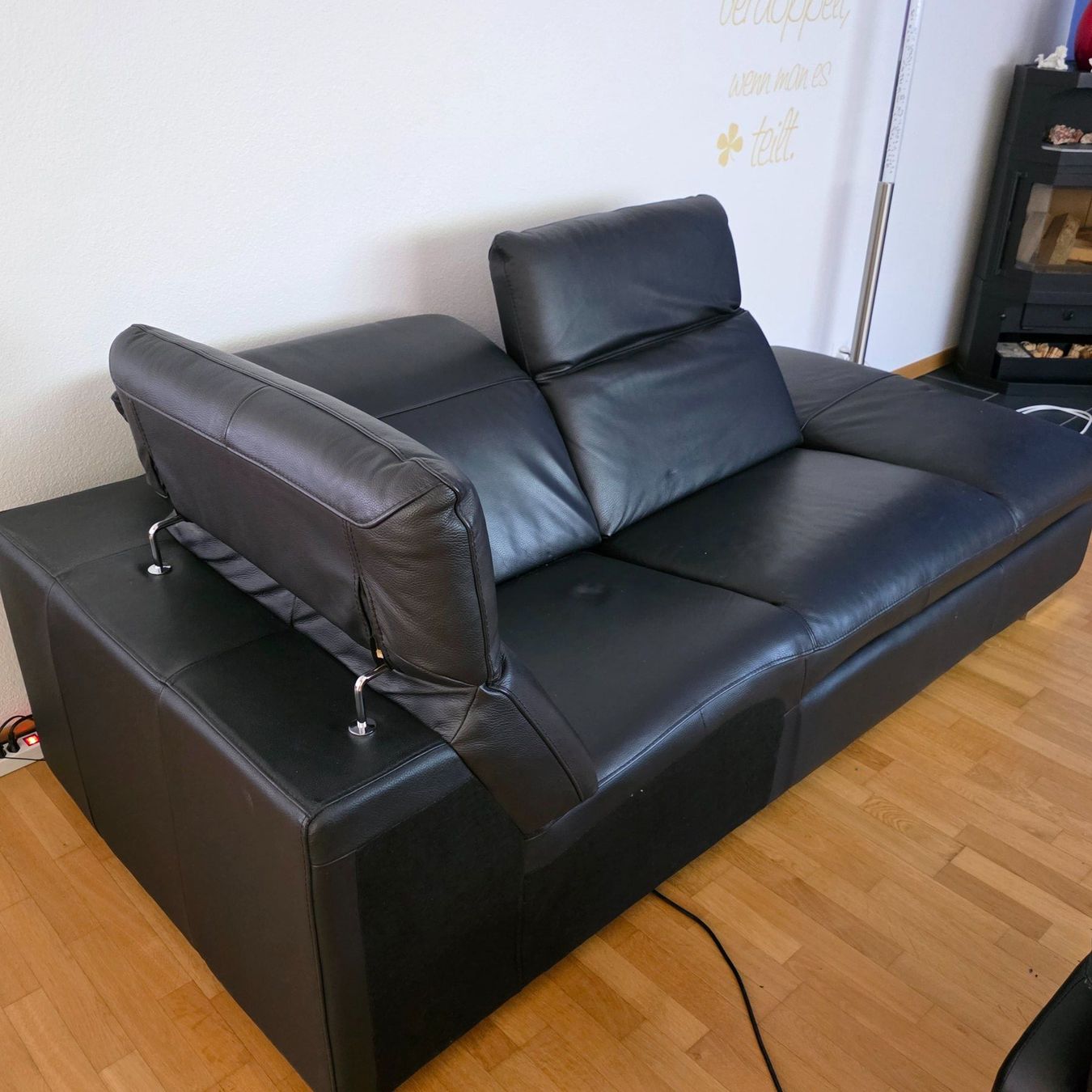 Sofas: Sofa Leder Schwarz – D'occasion à Islikon par silvanmario 6
