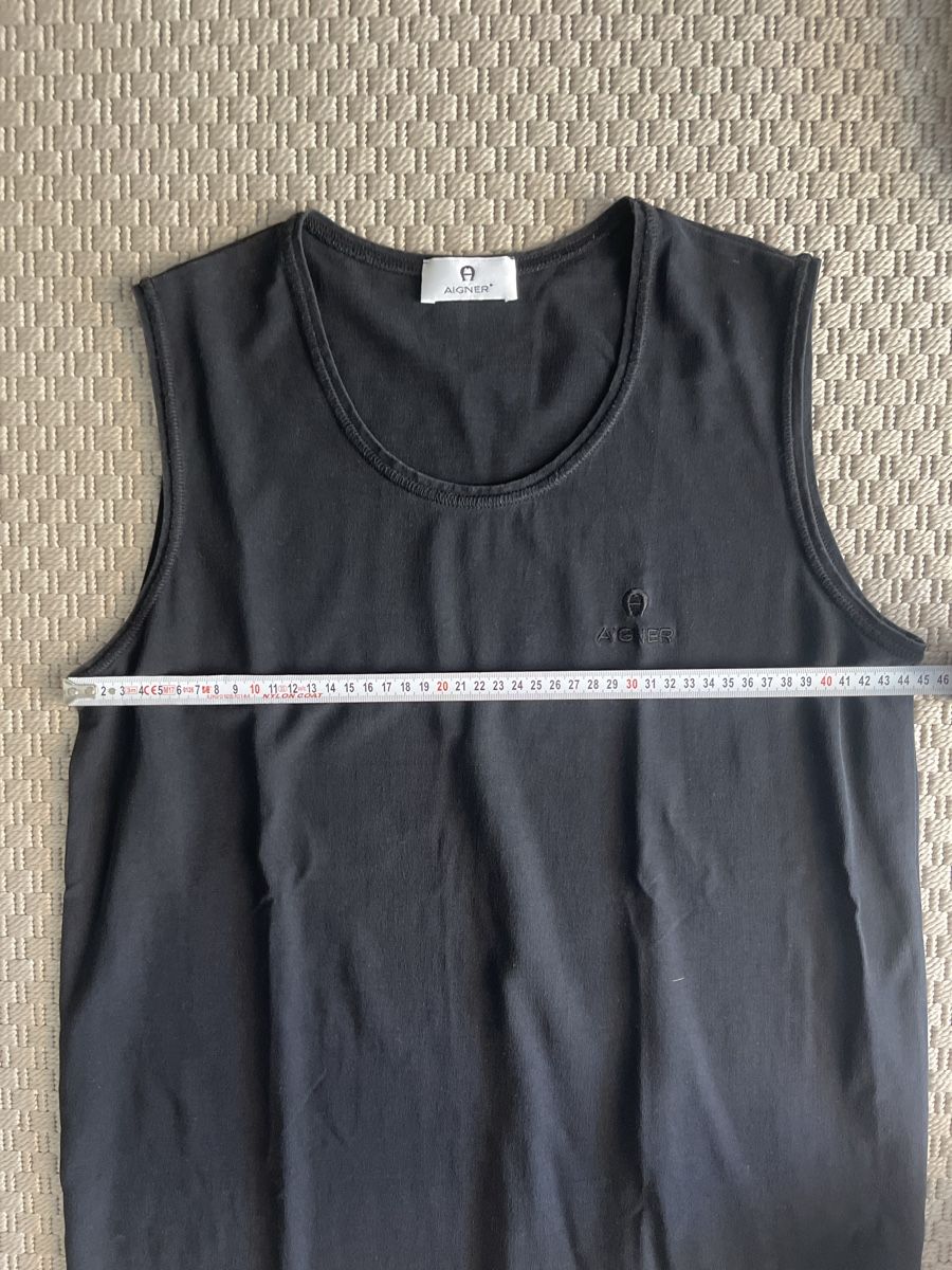 Aigner Top: Aigner Tanktop, schwarz, XL – Usato da Solothurn venduto da Bobesch08 4