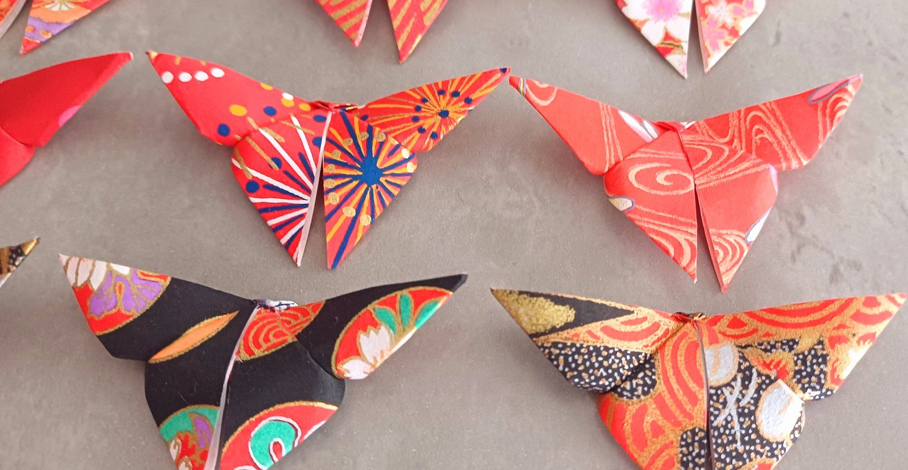 Tutte le decorazioni: 20 Origami Schmetterlinge - rot gold silber – Nuovo e nell'imballaggio originale da Zürich venduto da brifo64 2