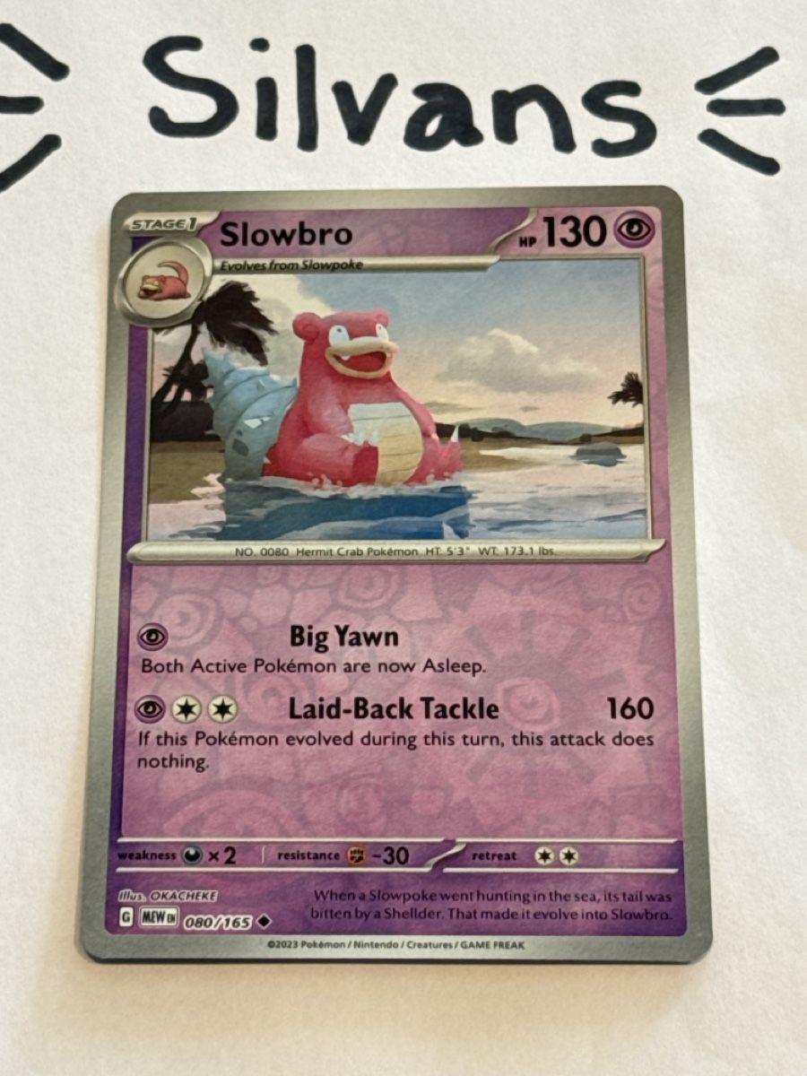 Pokémon Cartes à collectionner: Slowbro Reverse Holo MEW 080 Englisch – Neuf (Voir description) à Wil SG par Silvans