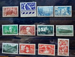 FRANCE timbres  anciens neufs ** 1936-37