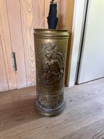 Antique brass umbrella stand 