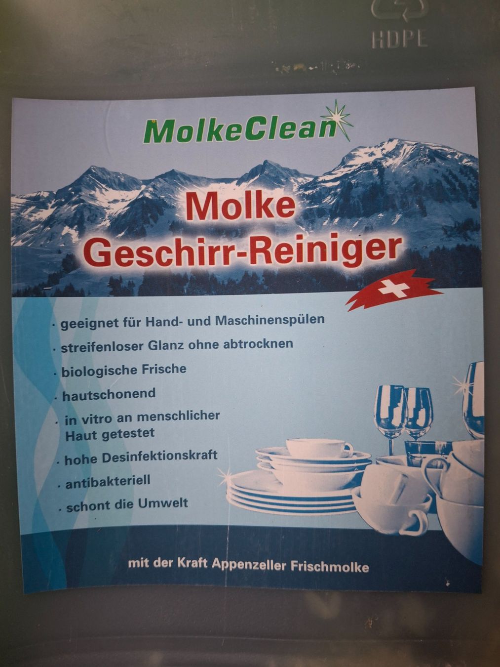 Prodotti di pulizia: Geschirr Reiniger auf Molke Basis – Usato da Siebnen venduto da Grosswis50 1