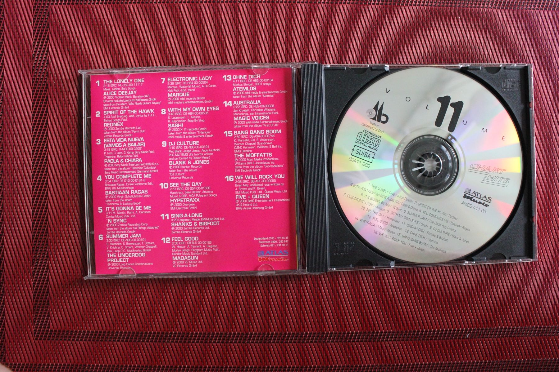 CD: Chart Hits 11/2000 Vol. 11   (442) – Usato da Geroldswil venduto da CD-Verkauf-2022 1