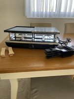 Kombi-Raclette-Grill  Mit Naturstein & Grillplatte