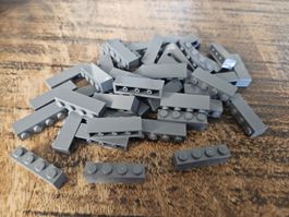 lego 3010 lot de 40 pièces Dark Bluish Gray Brick 1 x 4