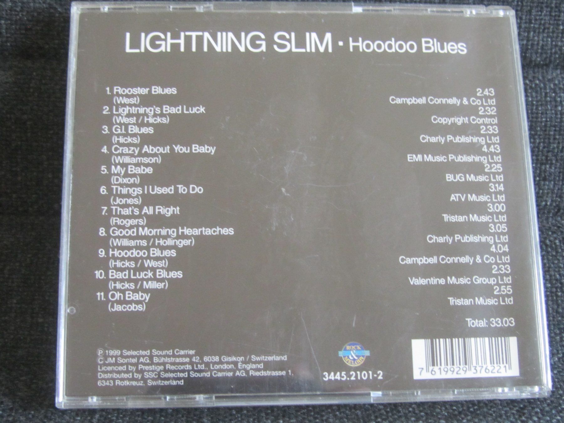 CD: Lightning Slim - Hoodoo Blues - CD - Blues Klassiker – Usato da Seengen venduto da mikelele 1