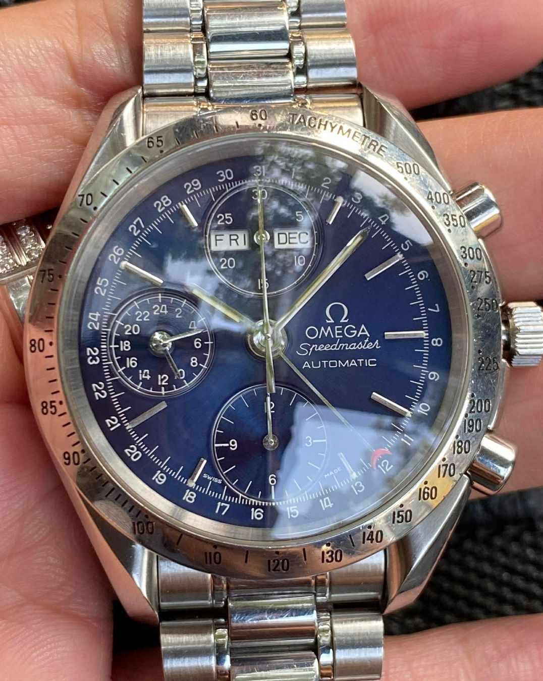 Omega Orologi: Omega Speedmaster triple date calendar – Usato da Genève venduto da Hiakoo 4