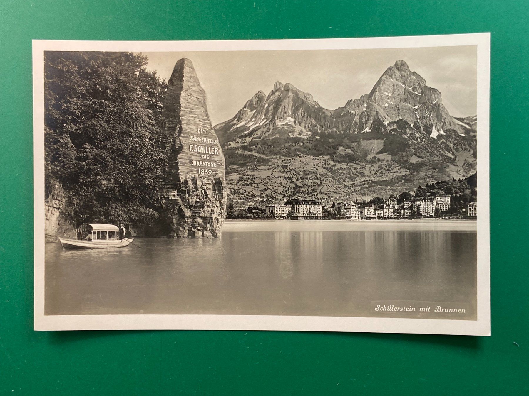 Cartoline postali: Schillerstein und Brunnen – Usato da Steg VS venduto da danwer74