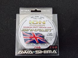 Angelschnur Monofile AWA-SHIMA JAPAN 0.12mm 150Mt 2KG