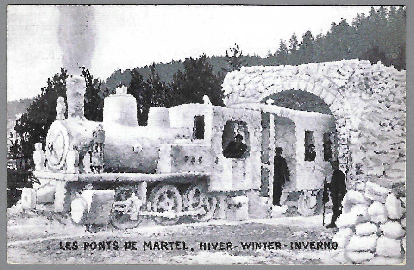 Cartes postales: LES PONT DE MARTEL, *, HIVER – D'occasion à Pura par ulisse1957