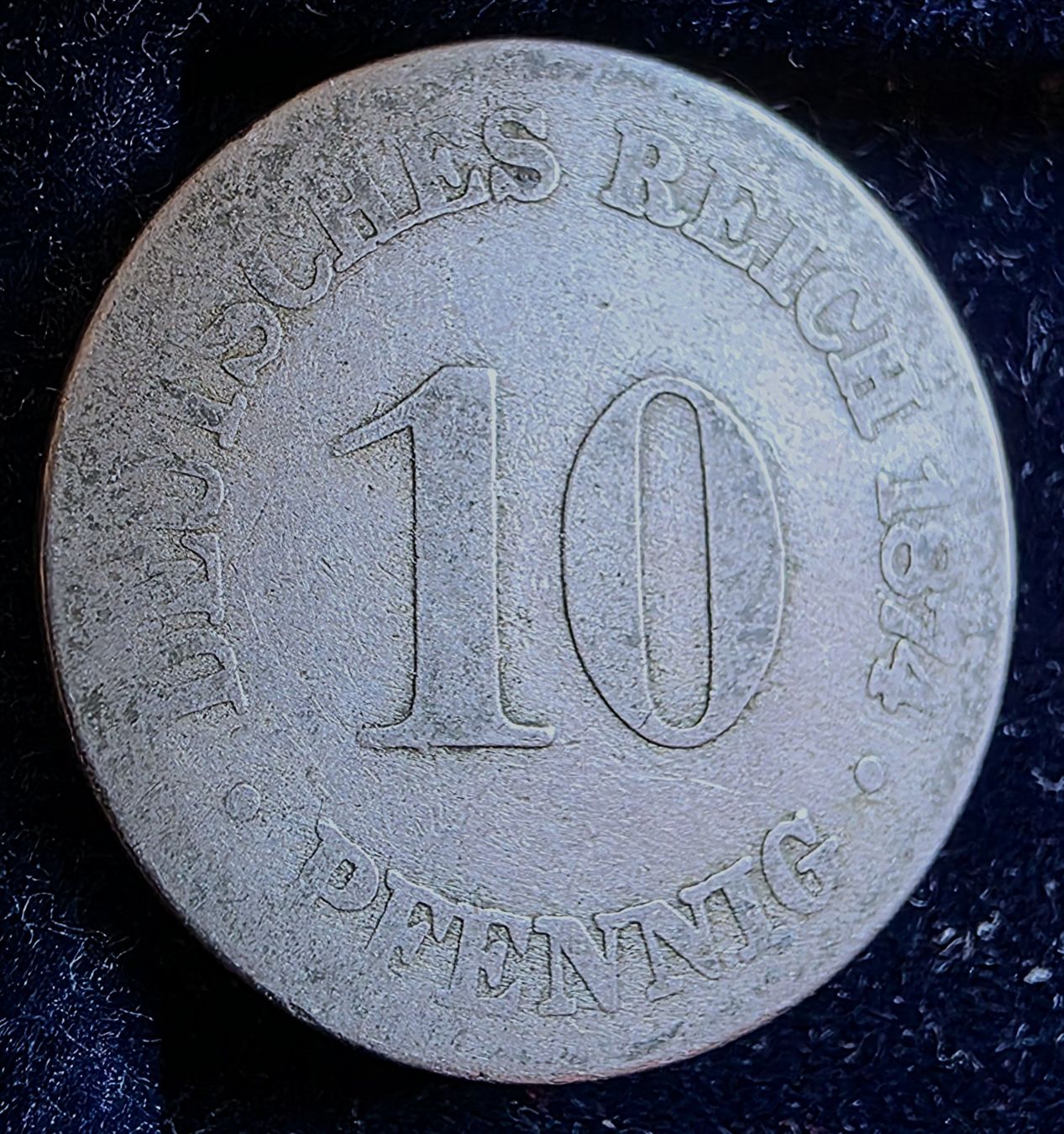 Tutti le monete: DEUTSCHLAND 10 PFENNIG 1874 C – Usato da winterthur venduto da CoinPassion 1