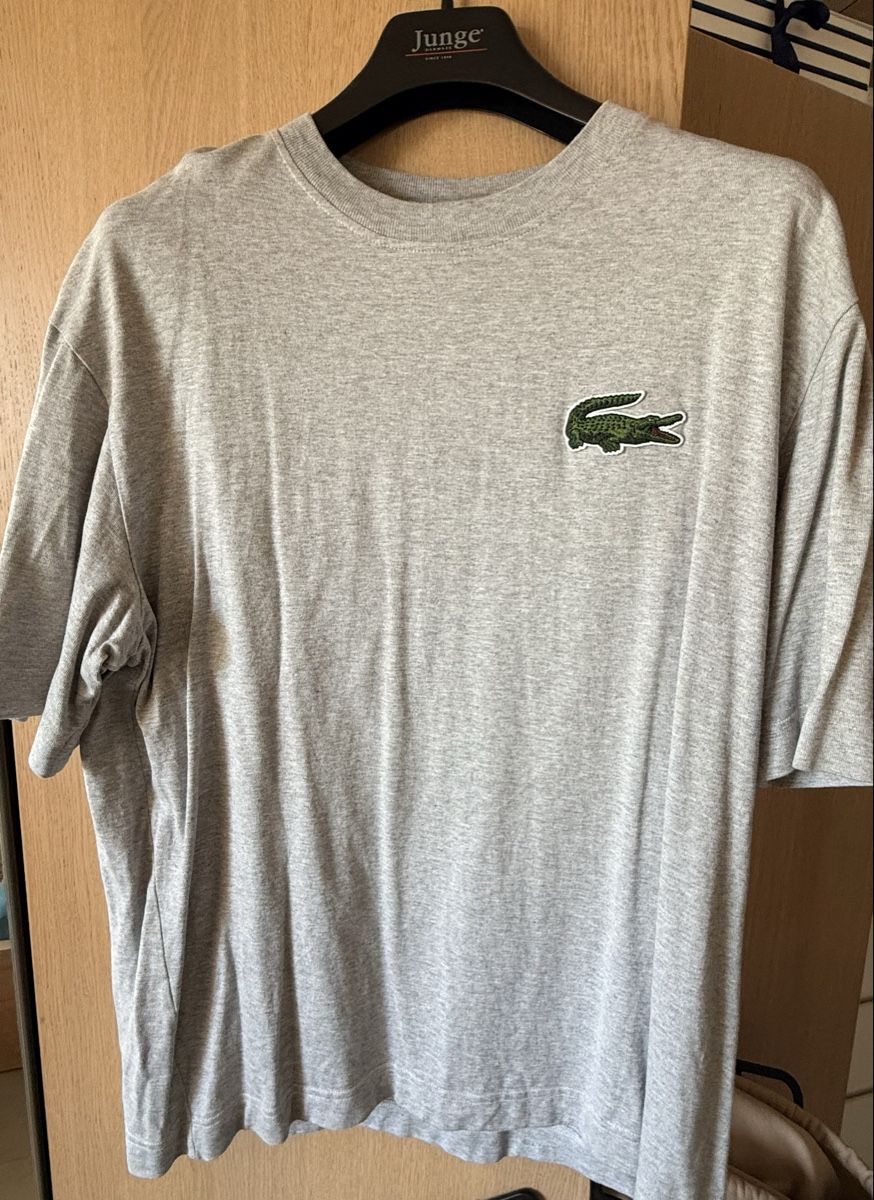 Lacoste T-Shirts: Lacoste T-shirt gris, Taille M – État impeccable! 👕 – Gebraucht aus Biel/Bienne von mou_2p5h