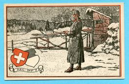 Karte Infanterie Reg. 7 - Noël 1917