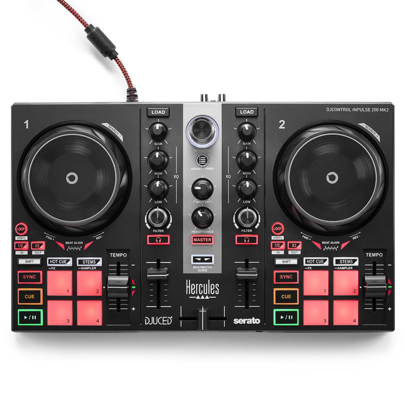 Hercules Console di mixaggio: Hercules DJControl Inpulse 200 MK2 (mit DJ-Software DJUCED) – Nuovo e nell'imballaggio originale da Winterthur venduto da my_username 1