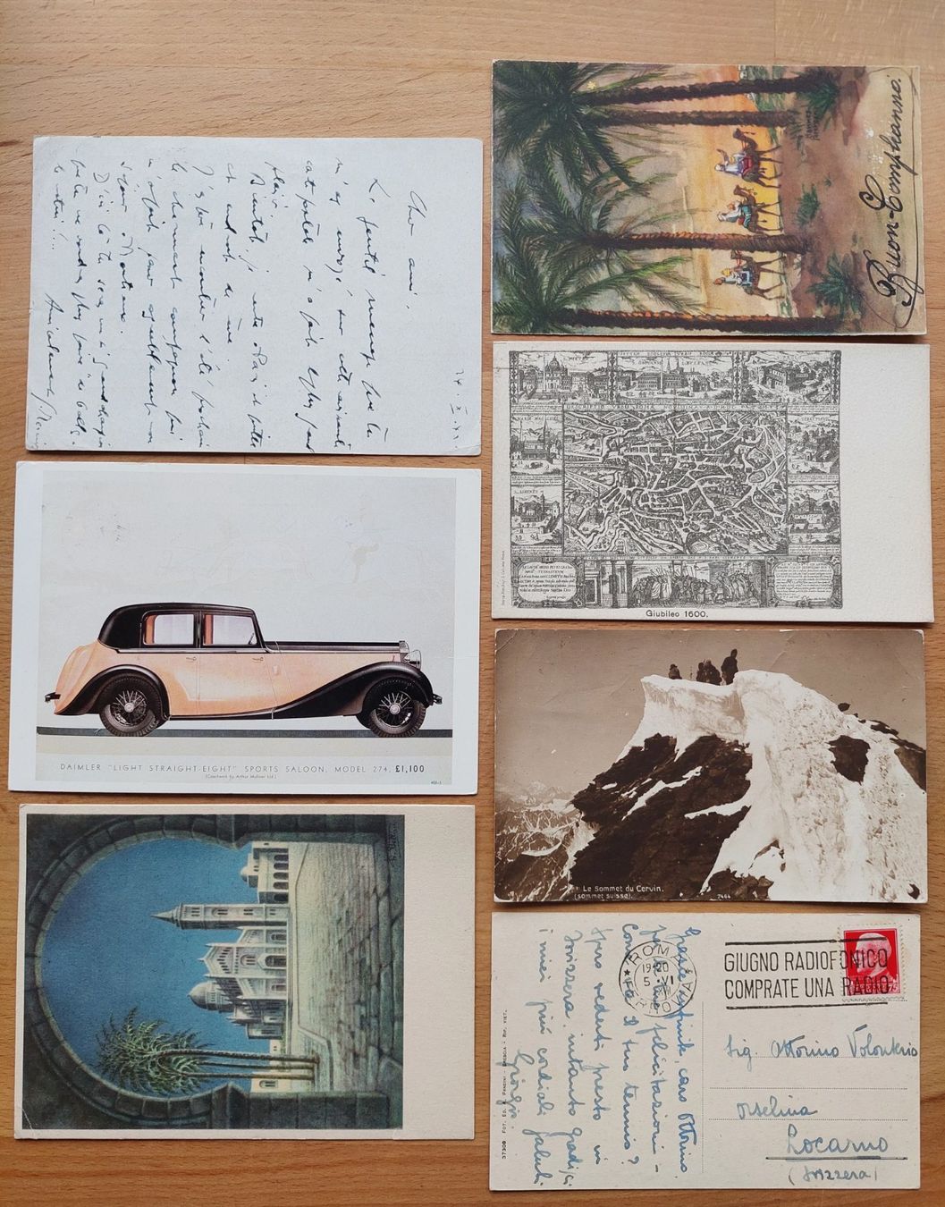 Cartoline postali: Handgeschriebene Postkarten an Ottorino Volonterio – Usato da Obfelden venduto da Foto_Bild_Kunst_Buch 3