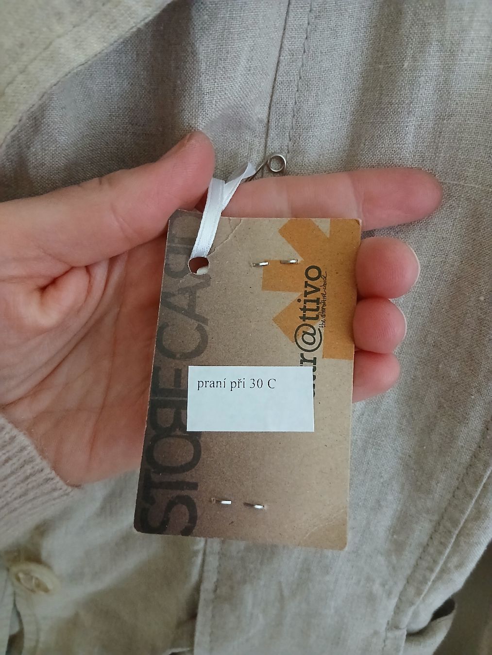 Camicette: Linen Shirt Blouse POSITIVE Size M – Nuovo (secondo la descrizione) da Wil SG venduto da tre_g2l7 4