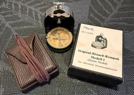 Original Bézard Kompass Modell I mit Etui und Schachtel
