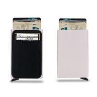 Portemonnaie RFID Slim Wallet Silber