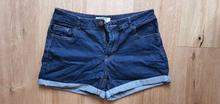 Damen Jeans Shorts Gr. 40, dunkelblau, Sommer Hit!