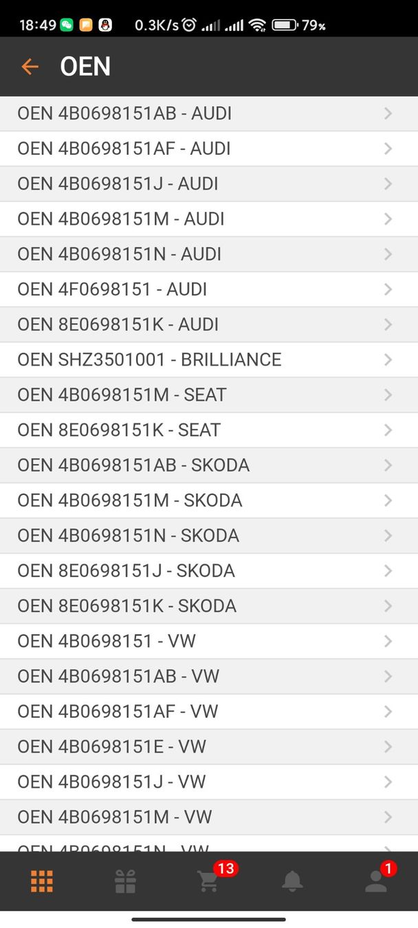 Audi Tutti pezzi di ricambio auto: Auto Bosch Brake Pad set – Nuovo (secondo la descrizione) da Biel/Bienne venduto da johnychen63 3