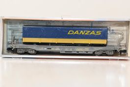 Modelleisenbahn Wagen HUPAC Danzas Spur N