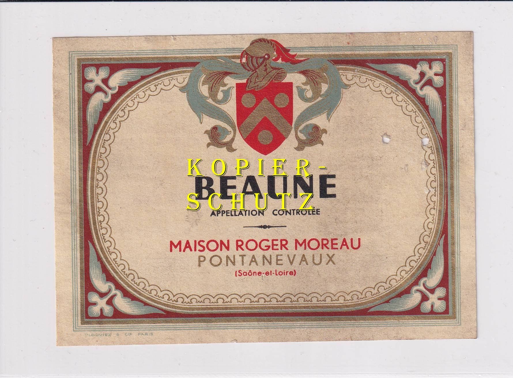 Papiere: Etikette - Beaune (Appellation controlée) /bd – Gebraucht aus Hombrechtikon von Rudolf07