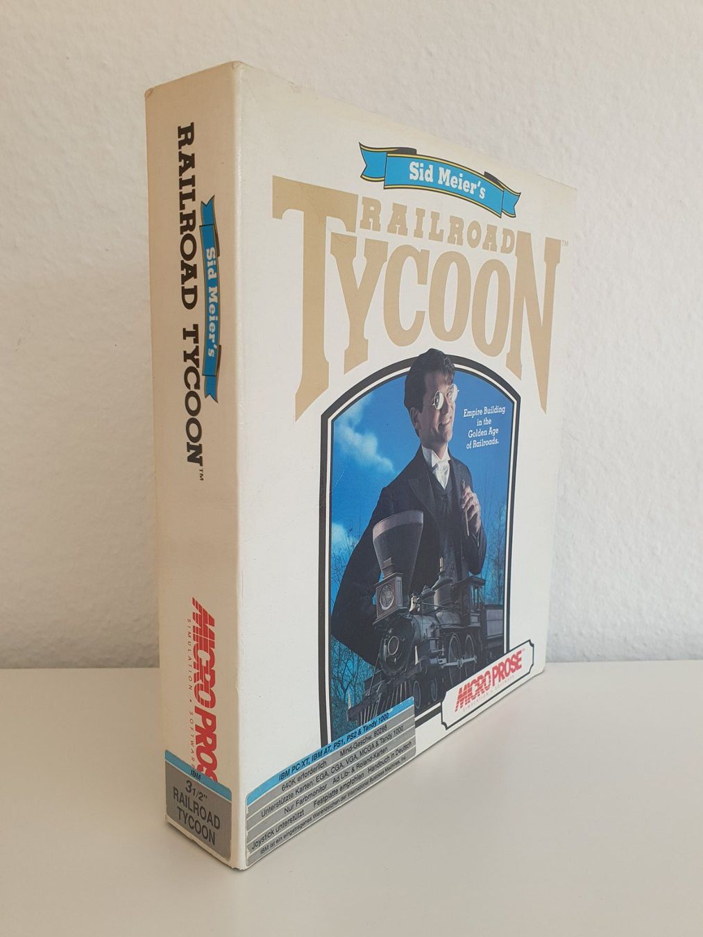 Giochi: PC Game Sid Meier’s Railroad Tycoon (1990) Big Box – Usato da Greifensee venduto da perfectioN88
