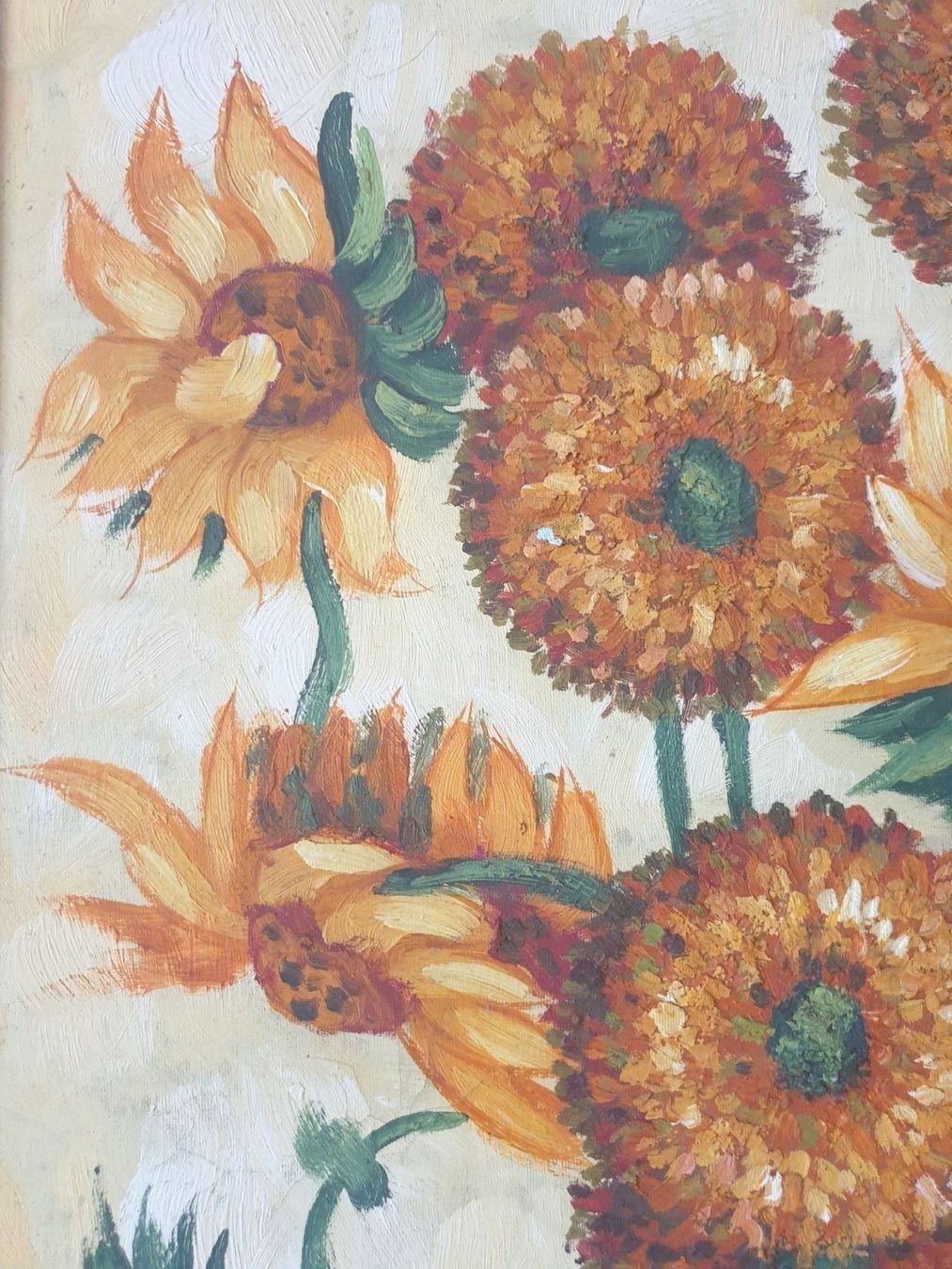 Gemälde: Gemälde "Sonnenblumen" 74 / 65 cm – Neu (gemäss Beschreibung) aus Embrach von Alian1 2