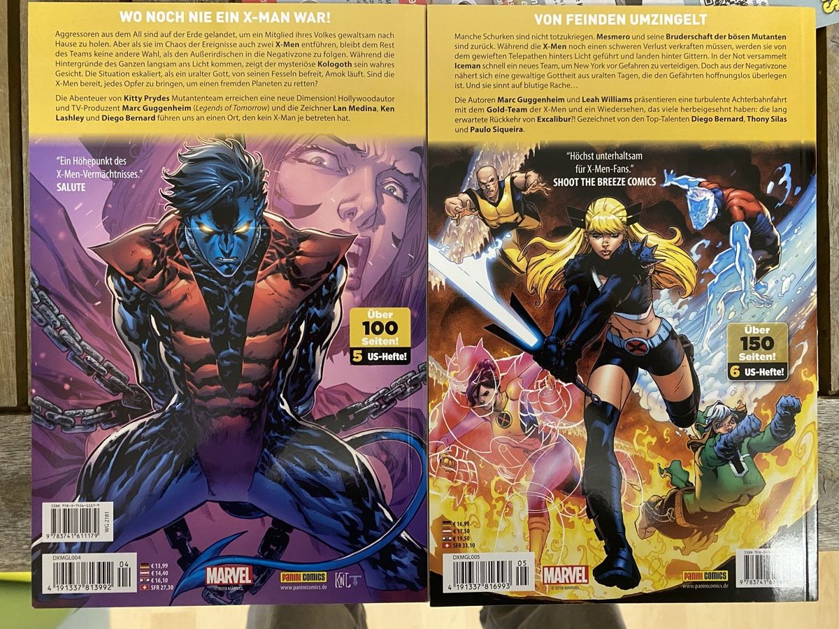 Comics: X Men Gold 1-7 Marvel 920 Seiten – Gebraucht aus Schleinikon von kar_8ww7 5