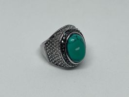 Anello Pietra Turchese Taglia 13/14