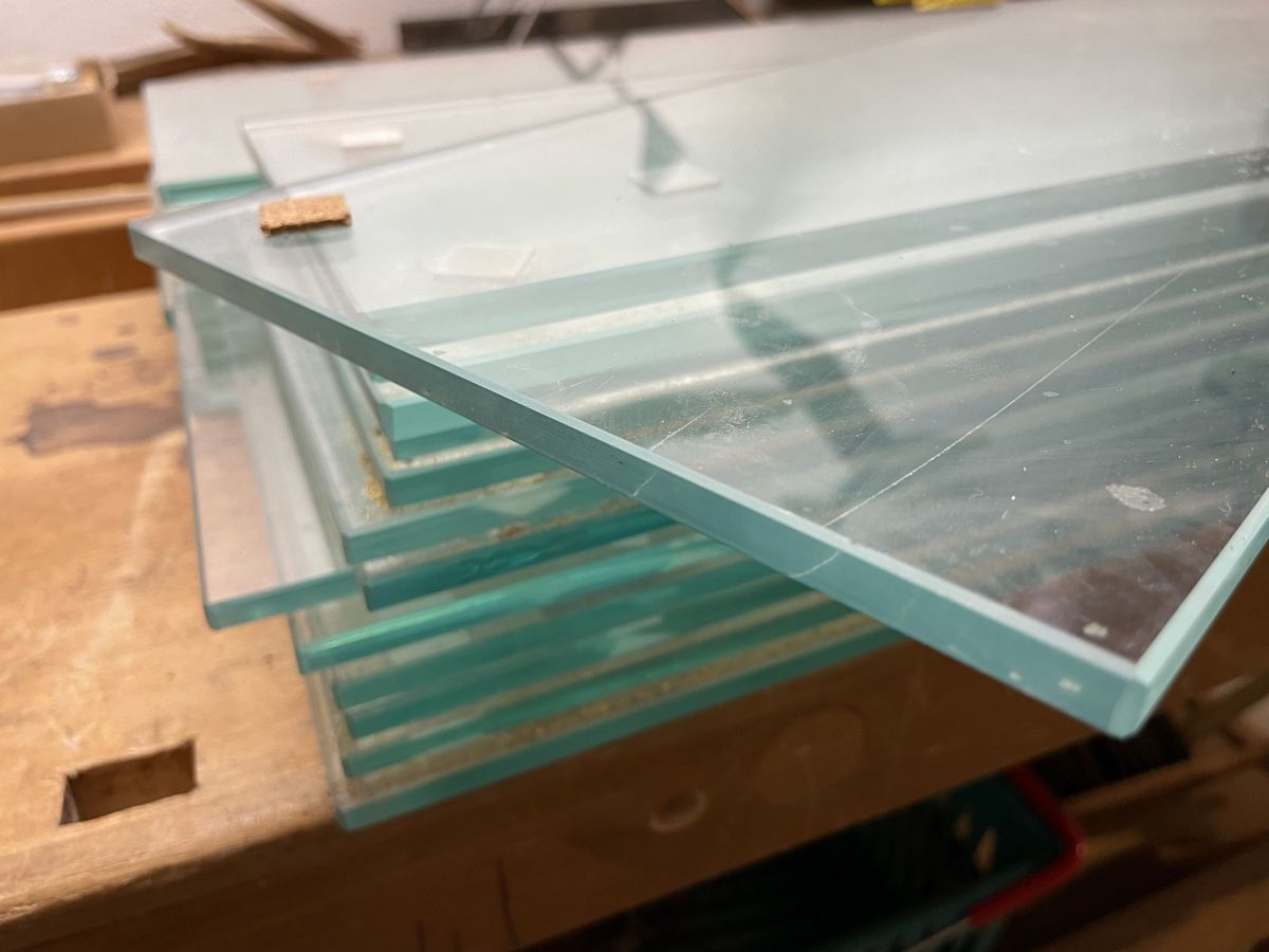 Regale: Glastablare , 97 x 20 cm – Gebraucht aus Schmerikon von tin47 1