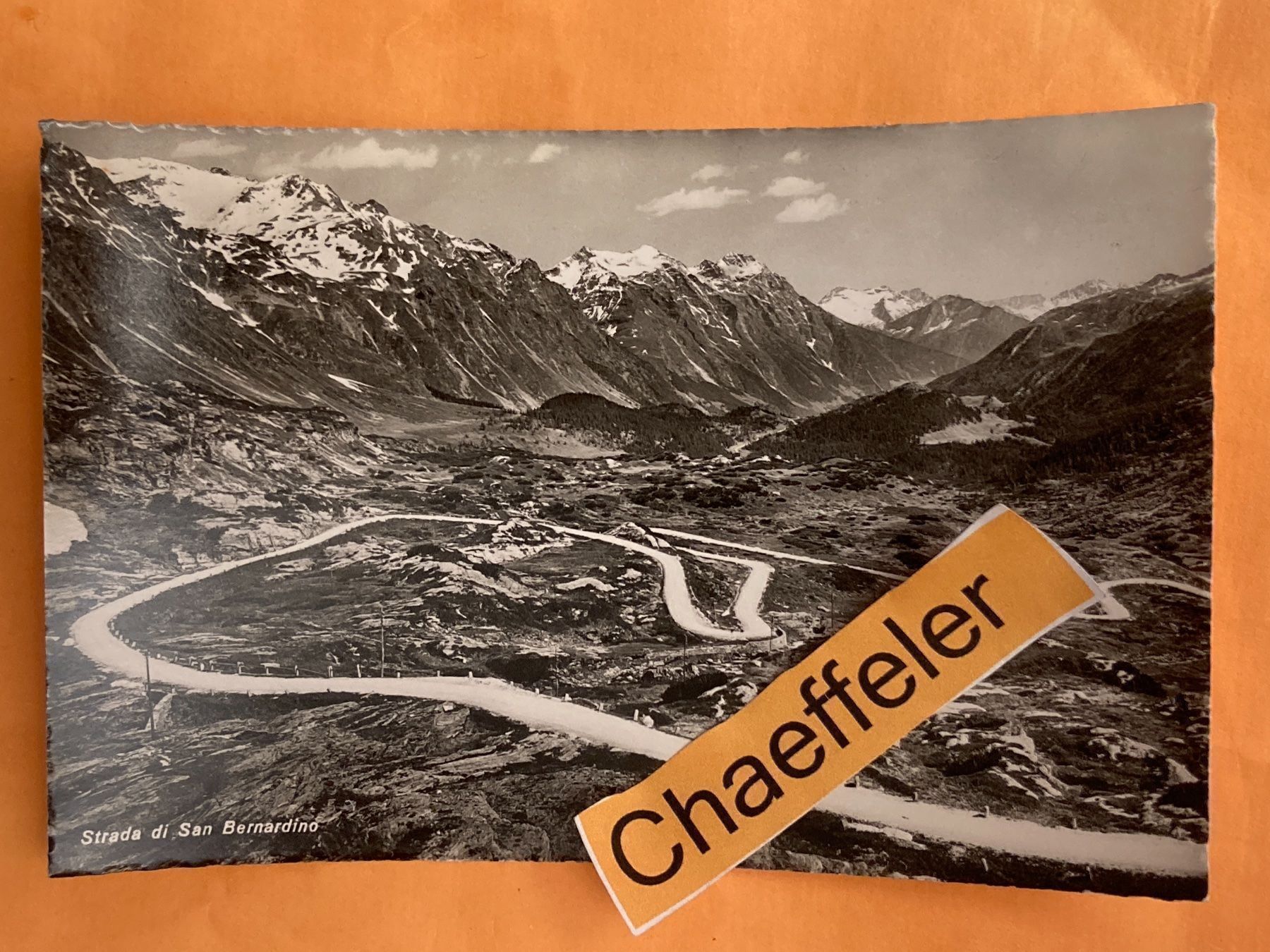 Cartes postales: Strada di San Bernardino – D'occasion à Zürich par Chaeffeler