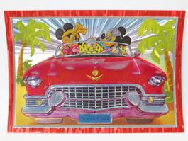AK Disney Micky & Minnie im 50's Cadillac Chromovouge