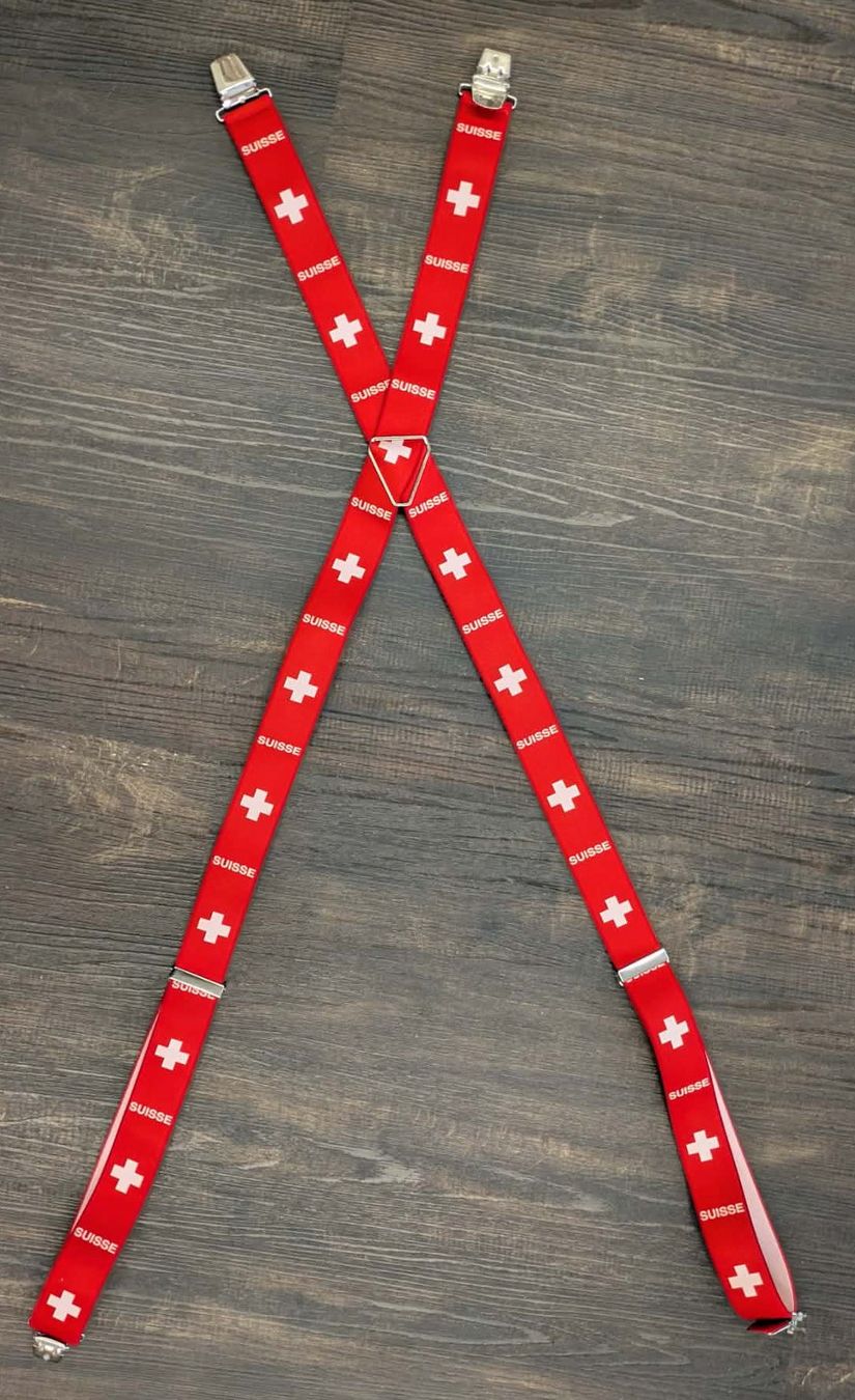 Altro in  Abbigliamento & Accessori: Hosenträger Suisse mit Schweizer Kreuz – Nuovo (secondo la descrizione) da Malters venduto da Oflat