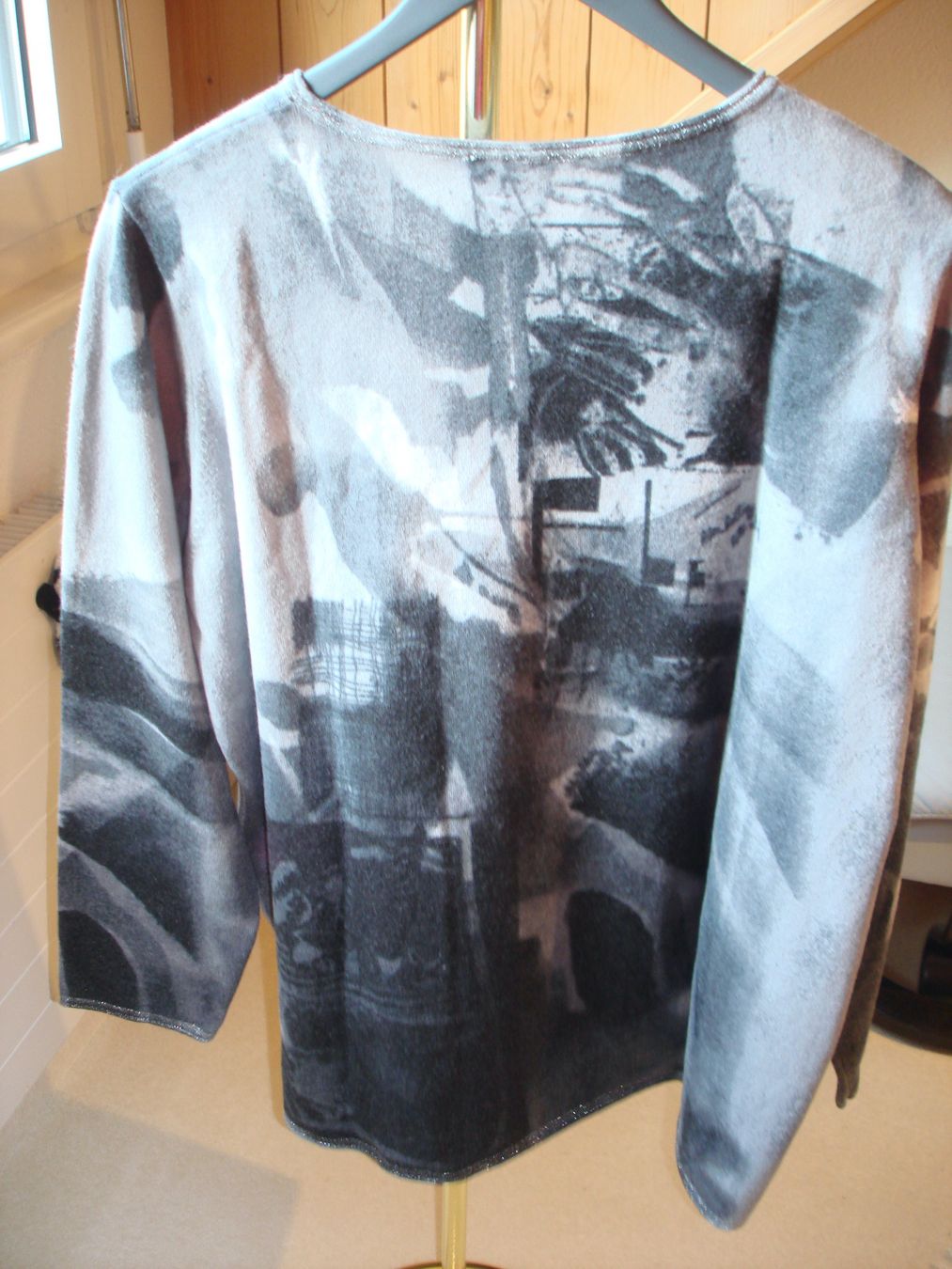 Rabe Maglioni & Felpe: 2 leichte Pullover, RABE, Gr.48, grau & blau, etwas Glitzer – Usato da Boswil venduto da LuziaB01 3