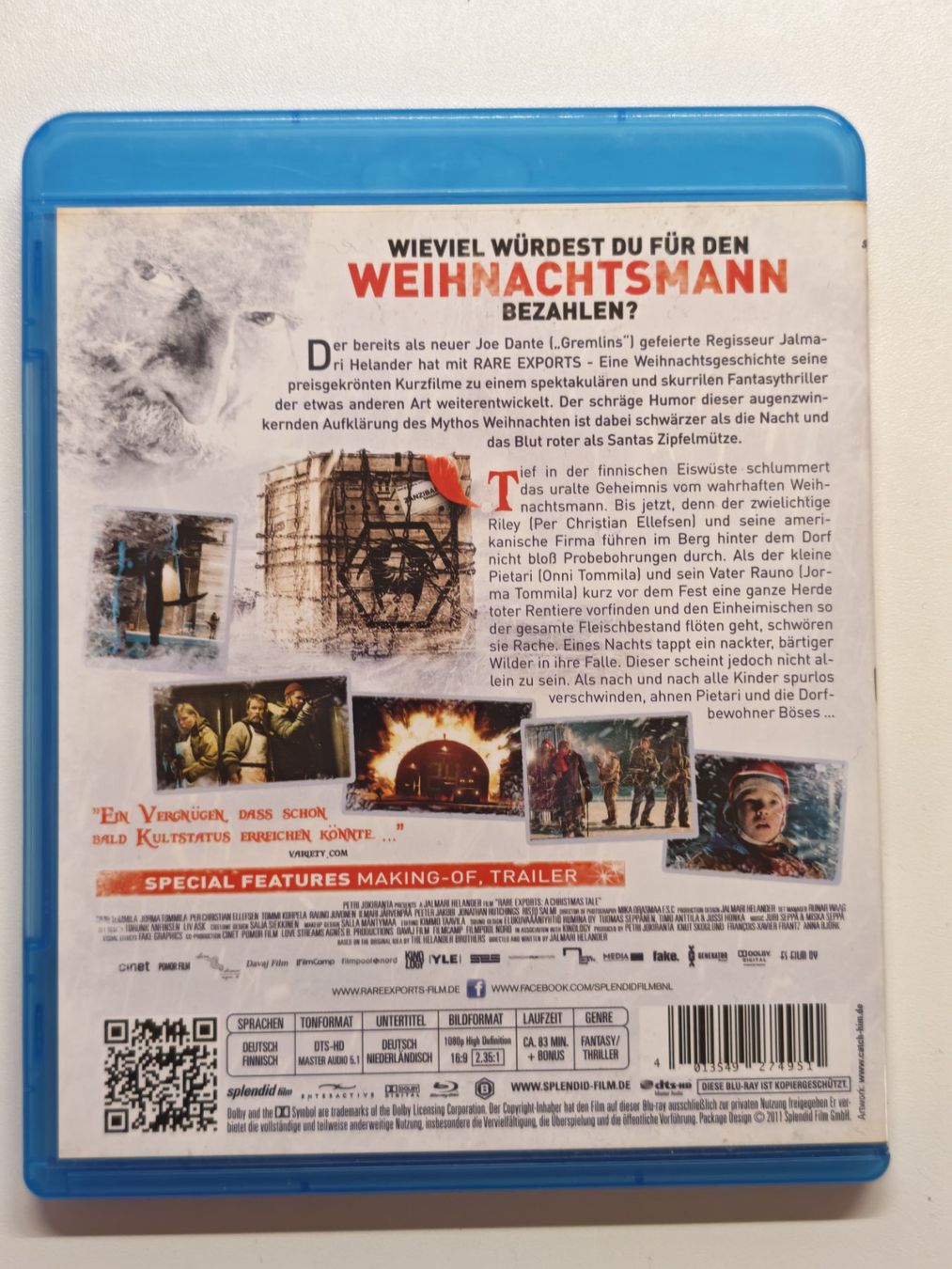 Alle DVDs: Rare Exports – Eine Weihnachtsgeschichte – Gebraucht aus Liestal von Kratzilla 2
