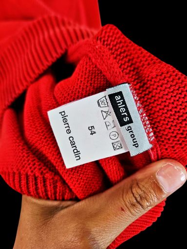 Lotti di vestiti: Pierre Cardin Roter Rundhalspullover - Langarm – Usato da Zug venduto da vinokilo 5