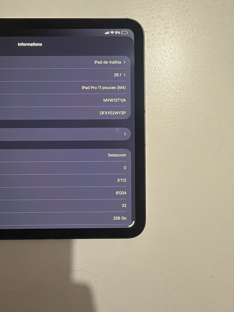 Apple Tablet PC: iPad 11 Pro M4  – Neu (gemäss Beschreibung) aus Meyrin von mpi_8n7t 2