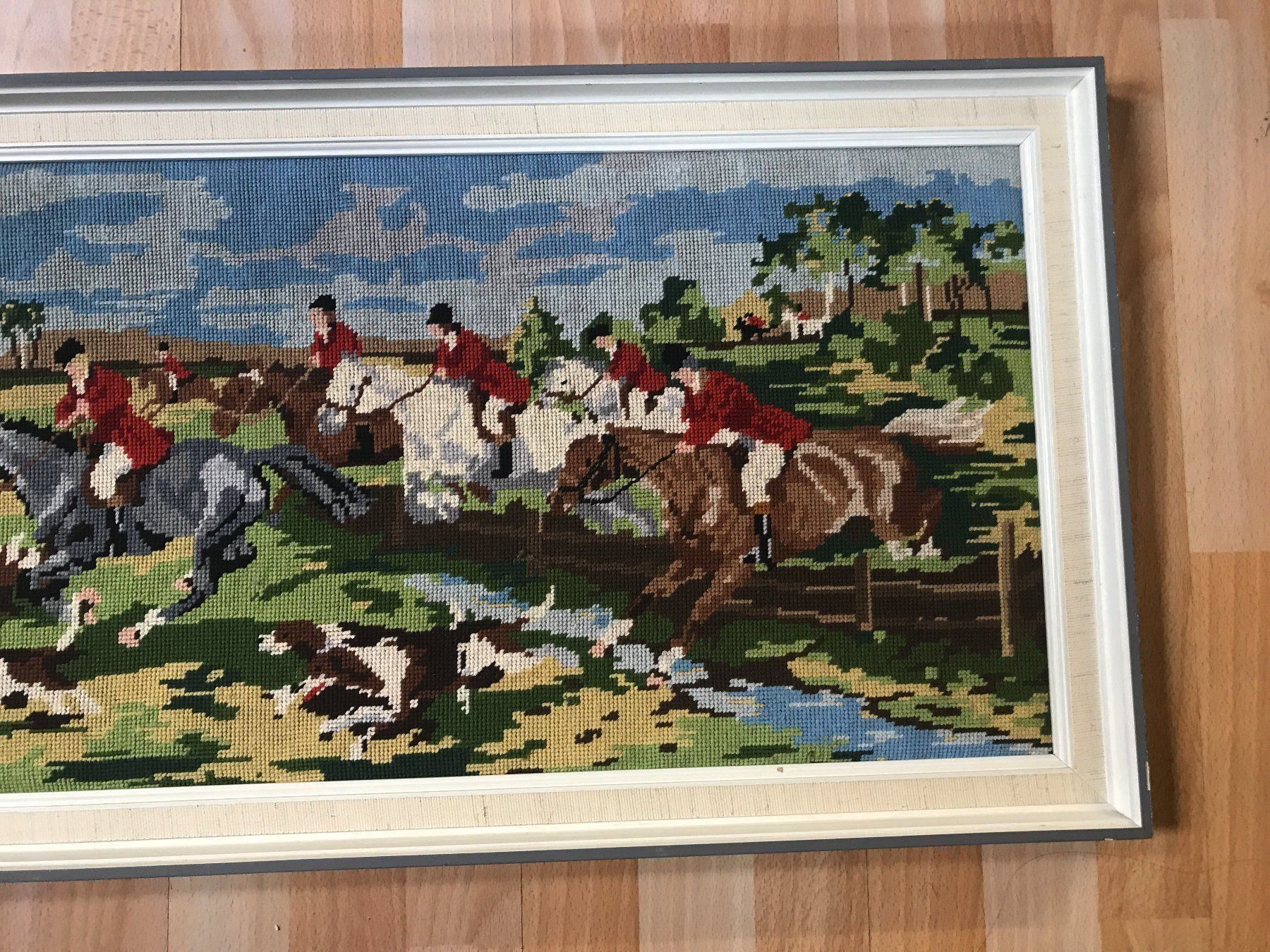 Posters & Illustrations: Tolles Stoffbild!!  Jägerbild ! – D'occasion à Winterthur par sportdisco2 2
