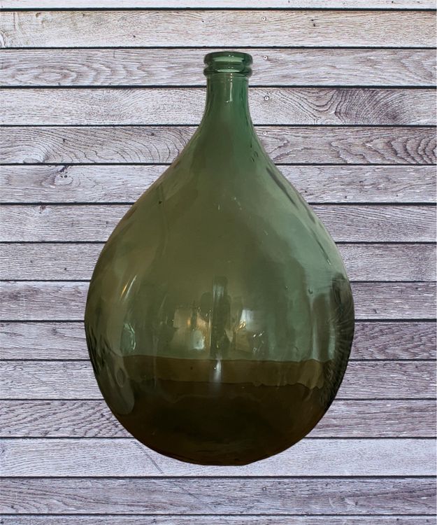 Antike bauchige Glasflasche in grün (Gebraucht) in Zofingen für CHF 10 – nur Abholung auf Ricardo kaufen