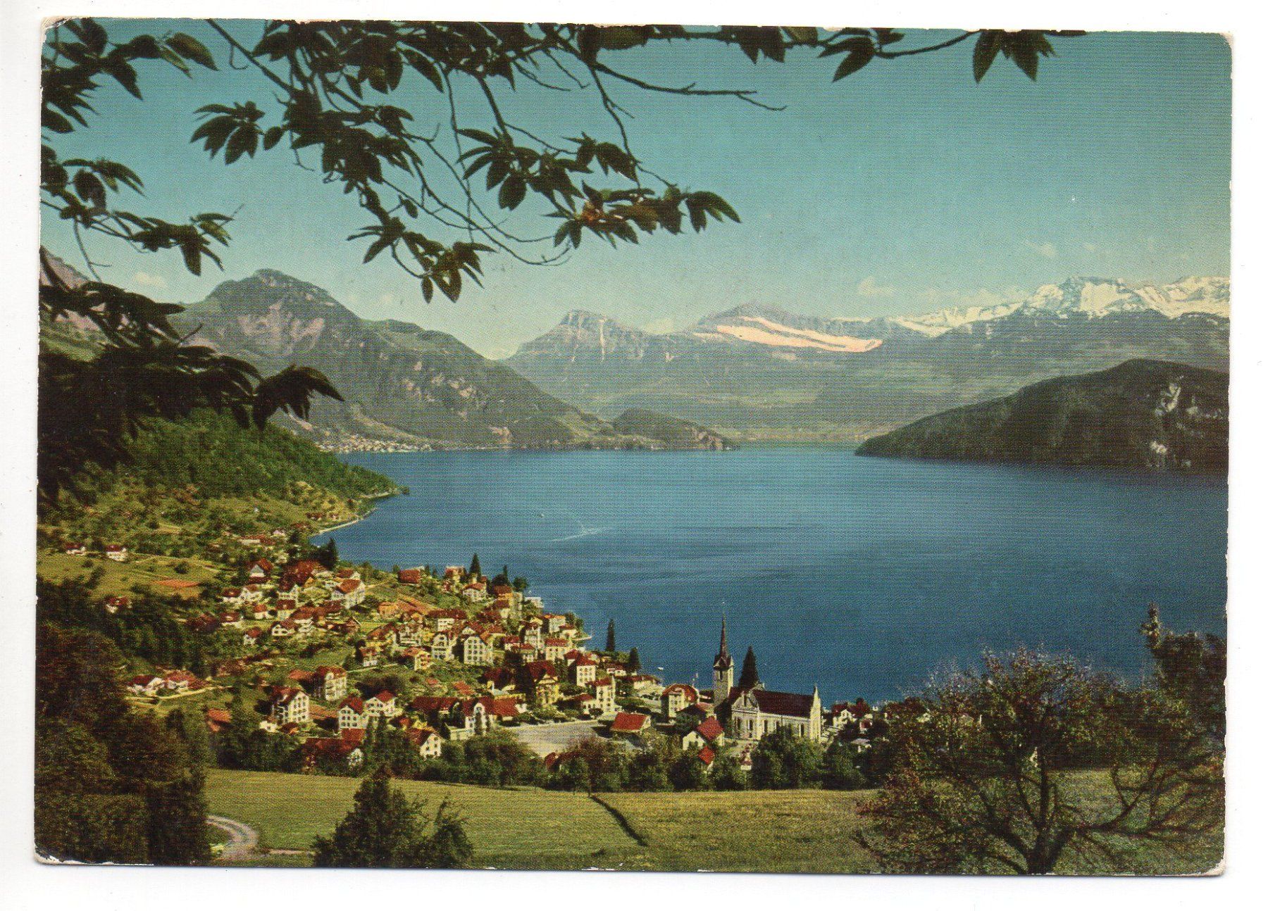 Ansichtskarten: WEGGIS und die Alpen – Gebraucht aus Jona von philajona