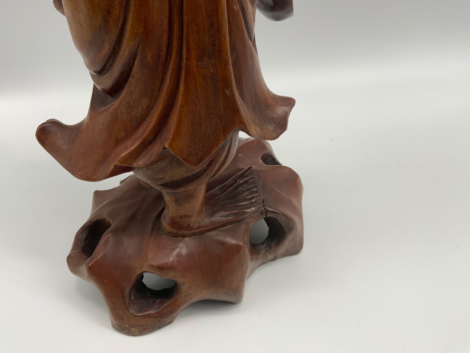Statuette: Chinesische Holzfigur – Usato da Erlach venduto da silvia3235 2