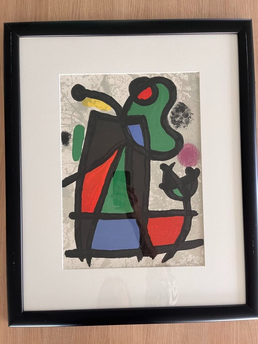 Poster & Bilder: Angebliche Lithographie Joan Miró – Gebraucht aus Zürich von Nat_Ascha