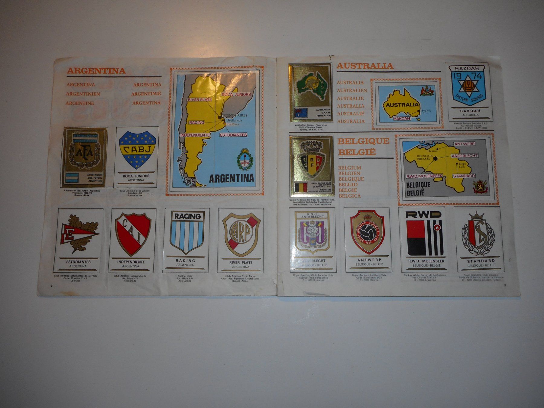 Sticker Panini Football Clubs 1975 - Dynamo Berlin DDR #84 - Original - État Neuf
