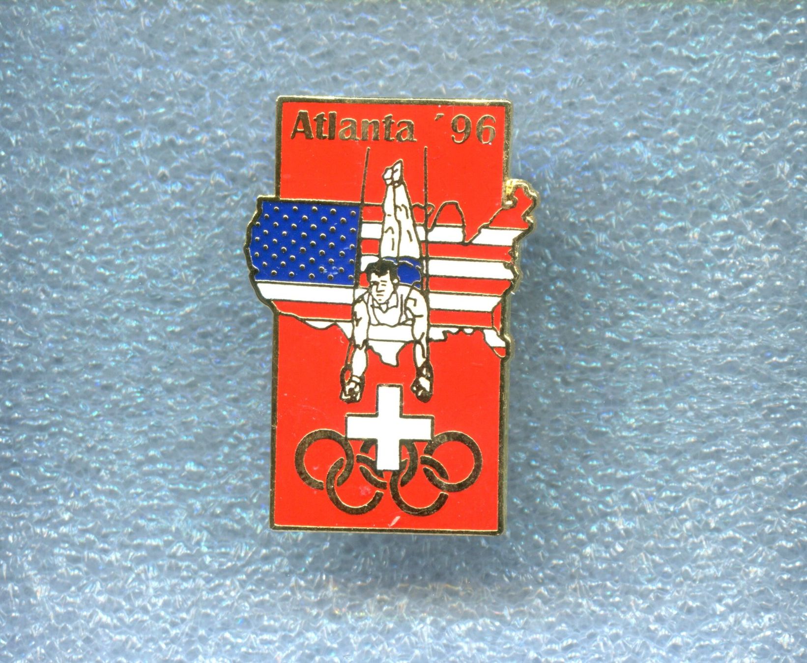 Placchette & Badge: Olympiade Atlanta '96  GERÄTETURNEN – Usato da Winterthur venduto da Sammleroase