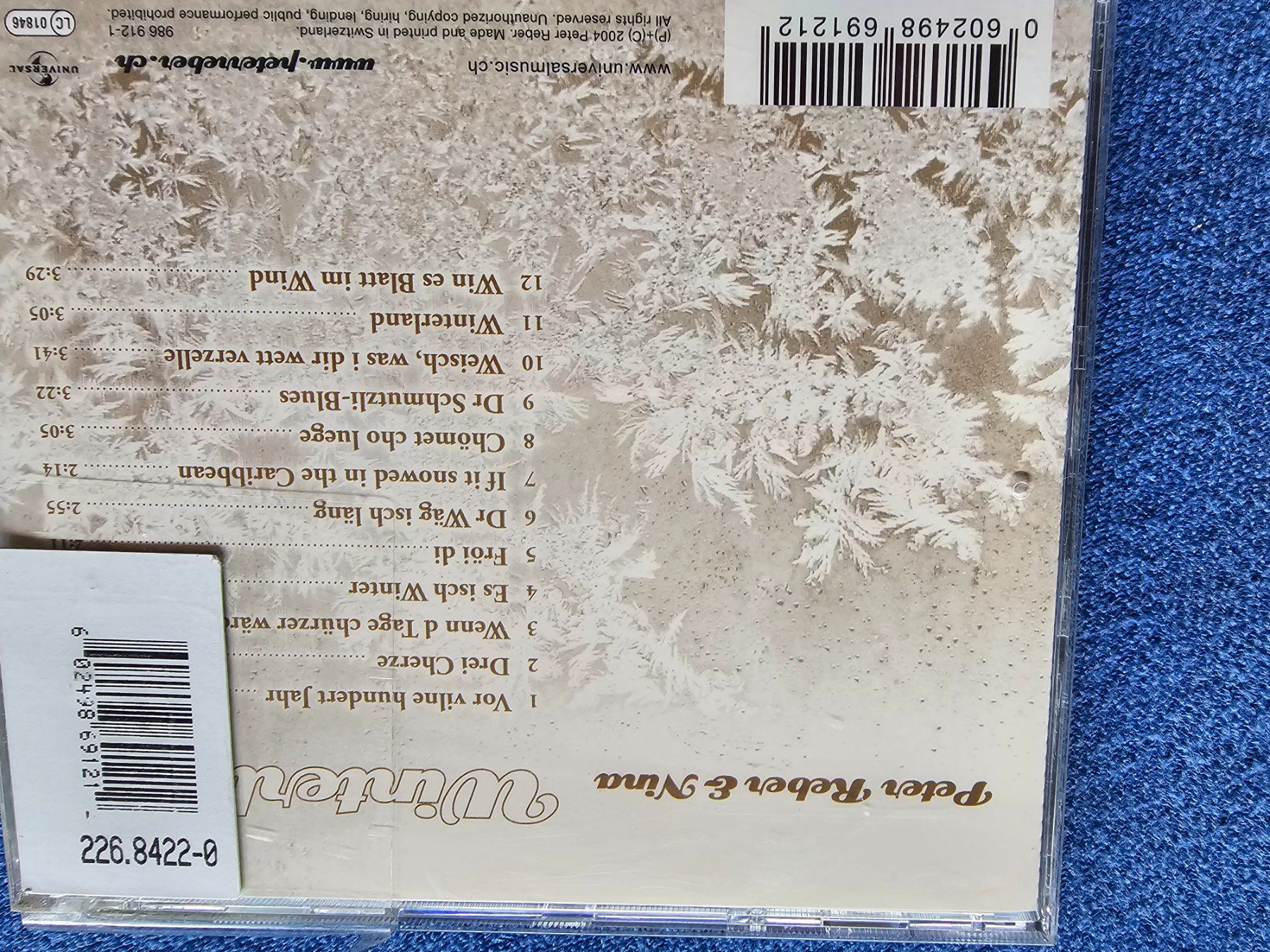 CD: Peter REber&Nina-Winterland/dj/hits – Usato da Bremgarten AG venduto da musiccollector 1