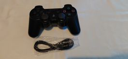Sony Sixaxis PS3 Dualshock 3 Controller inkl neuem Ladekabel